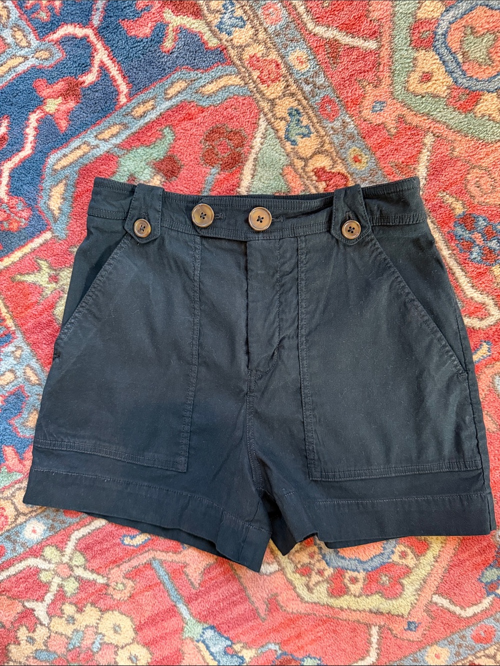 Anthropologie MAEVE black shorts size 2